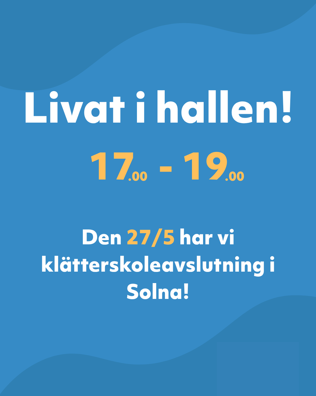 Nordiska mästerskapen i bouldering för juniorer.